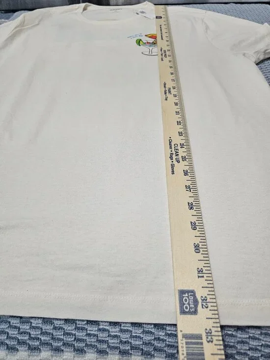 NWT Old Navy Gudetama Lazy Egg Graphic Tee Men's Light Cream Beach Sanrio 3XL - Picture 6 of 7